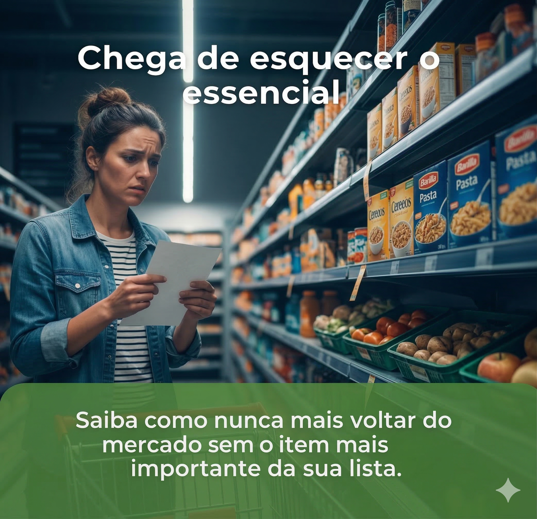 Chega de esquecer o essencial — Fiz a Lista